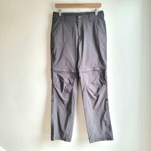 BC CLOTHING Hiking Gray Convertible Pants Small